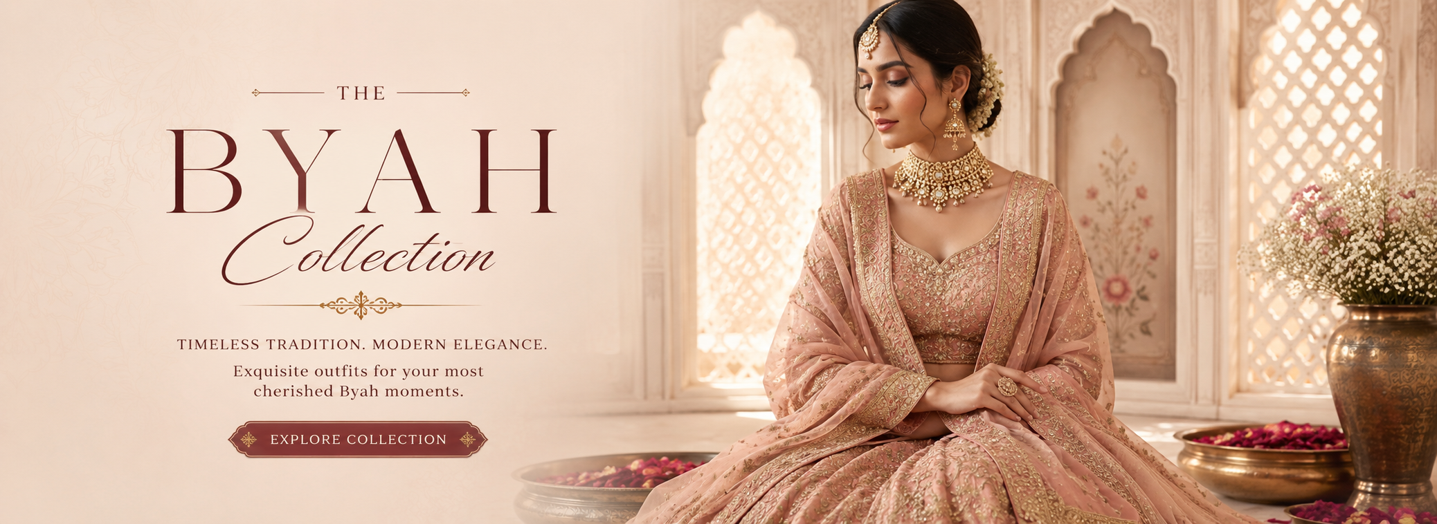 "Because every Byah deserves a look as unforgettable as the moment."